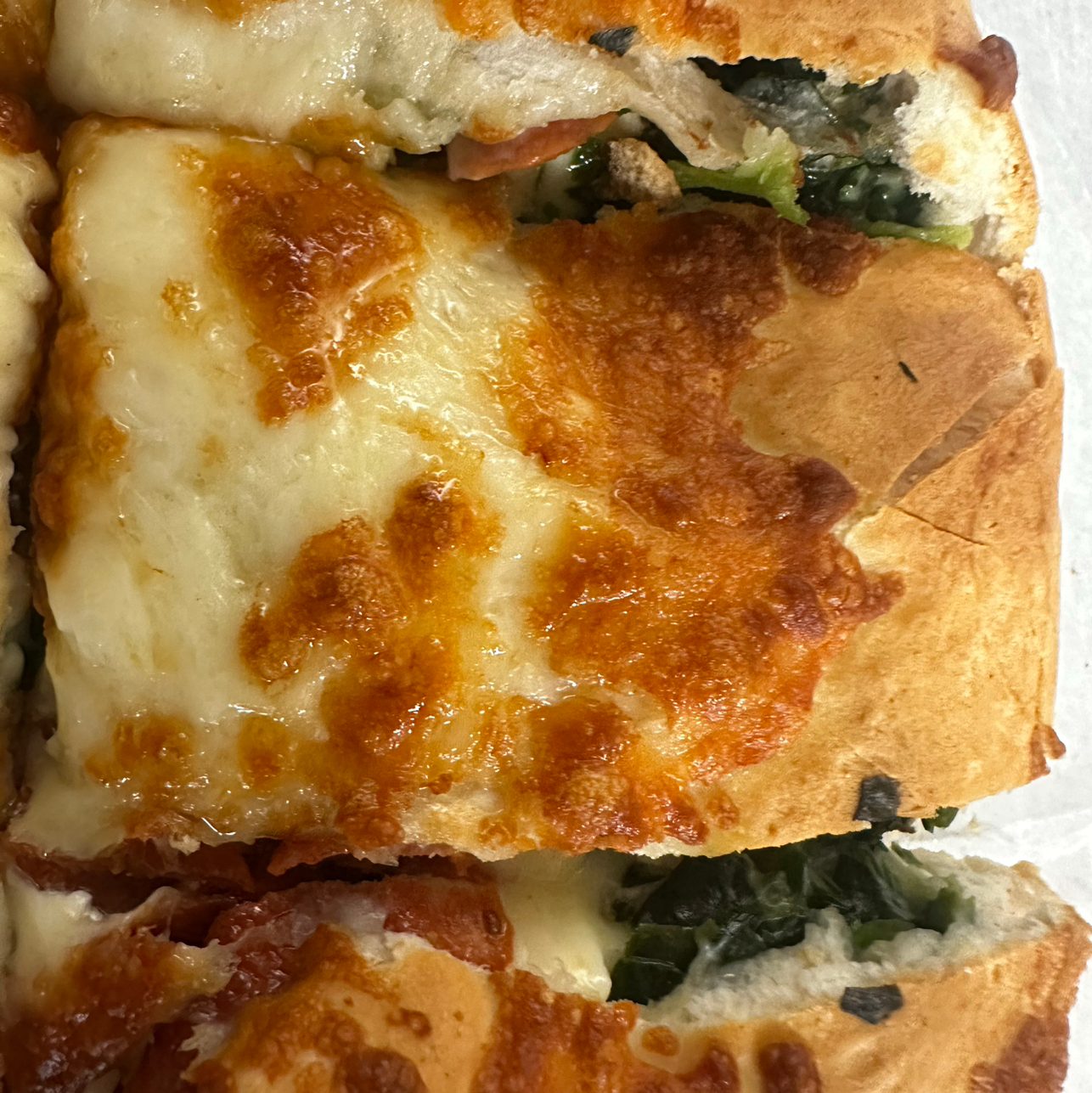 Spinach & Feta Calzone.