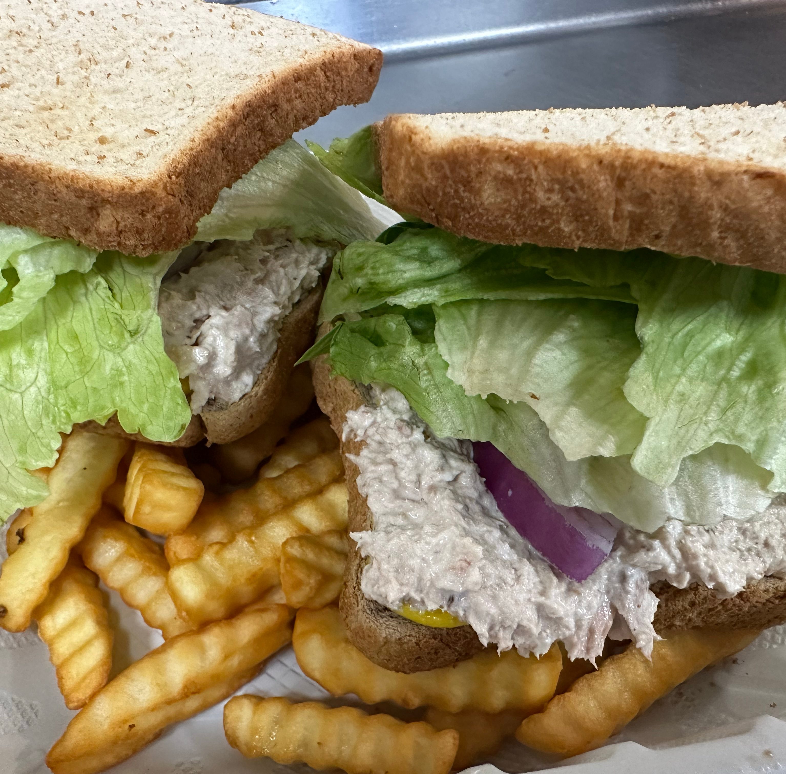 Tuna Club Sandwich.