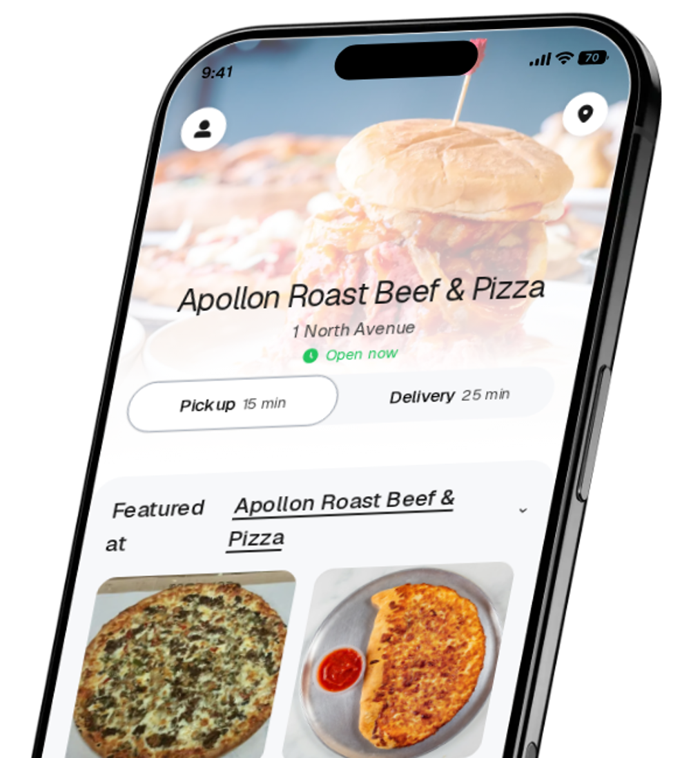 Apollon Roast Beef & Pizza app preview