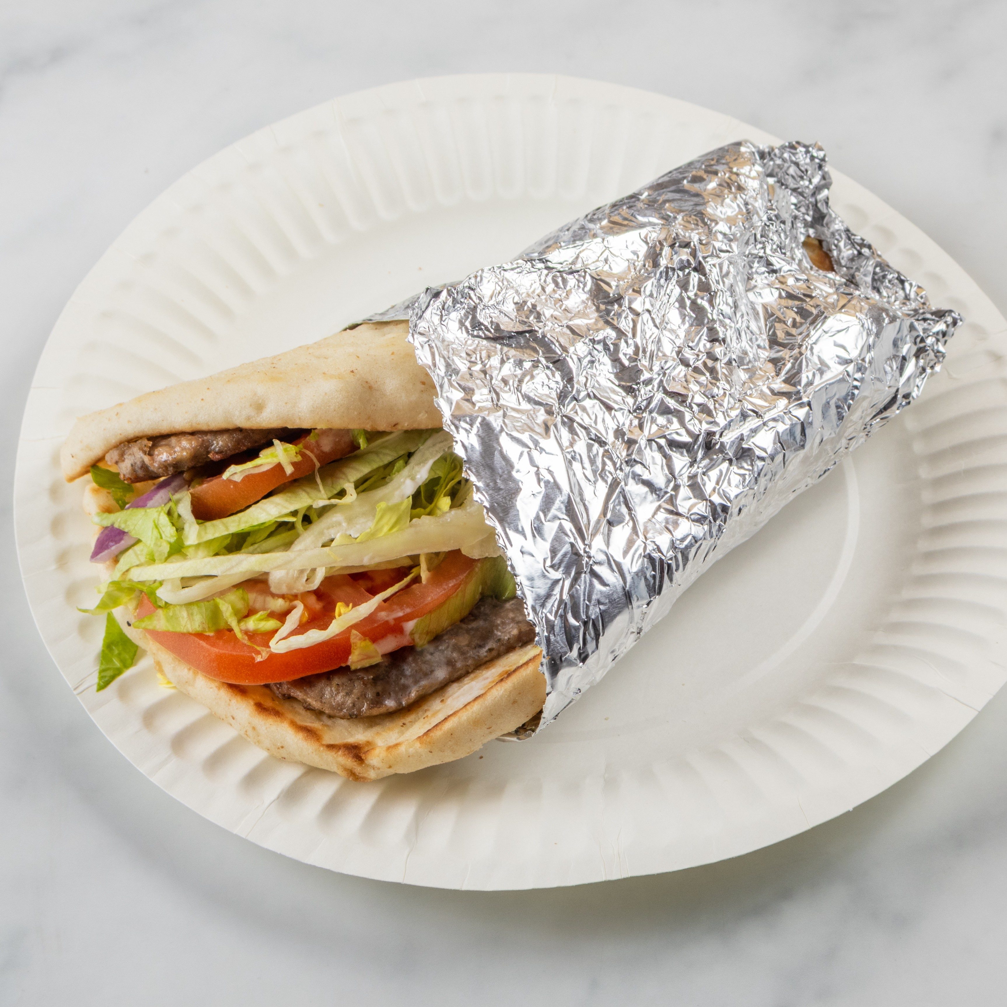 Gyro on Pita.