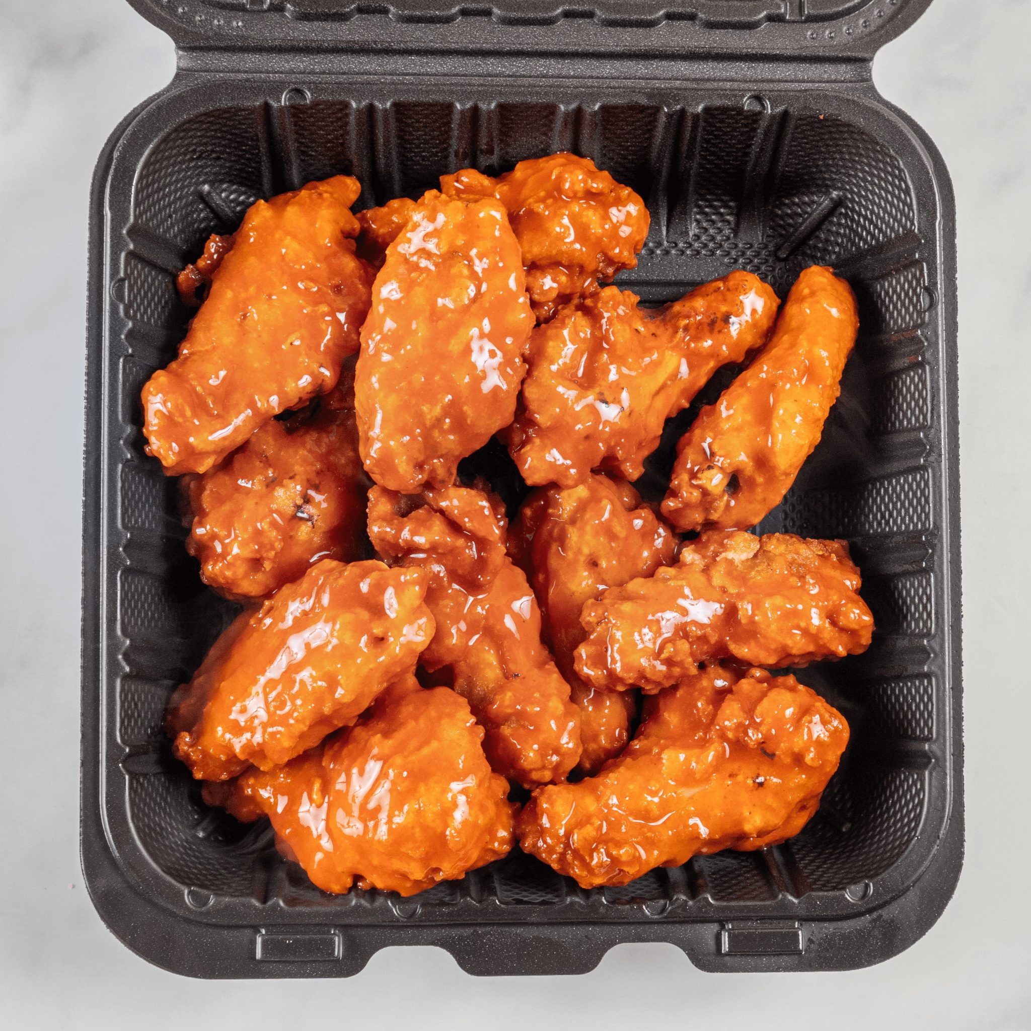Buffalo Chicken Wings Dinner.