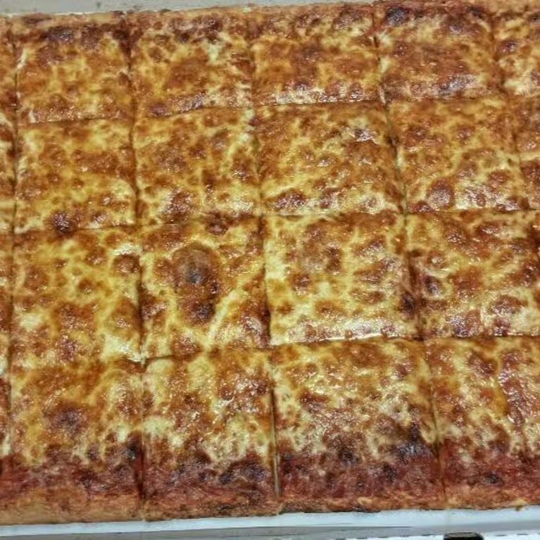 Square Cheese Pizza | Half Sheet.