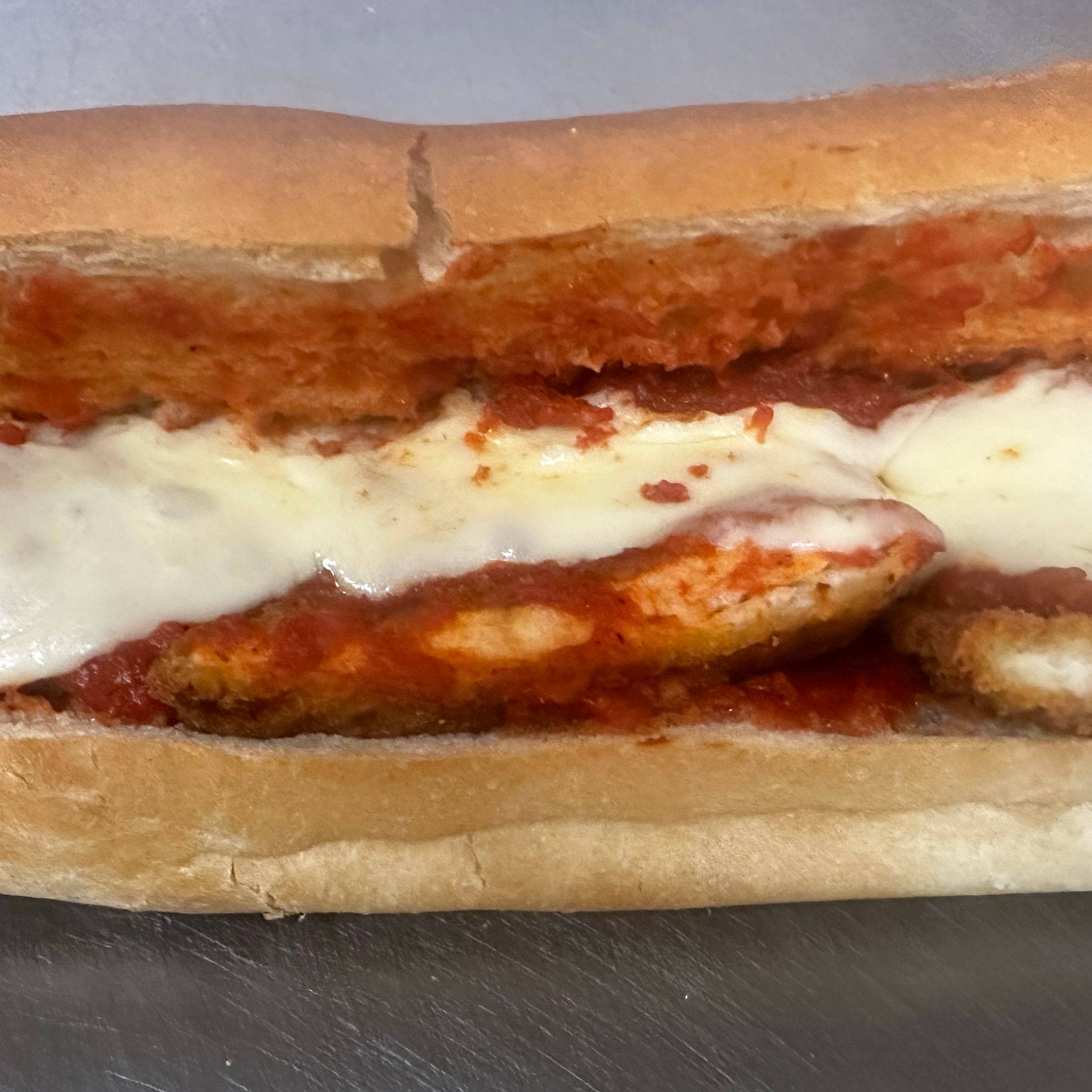 Chicken Parmesan Sub.