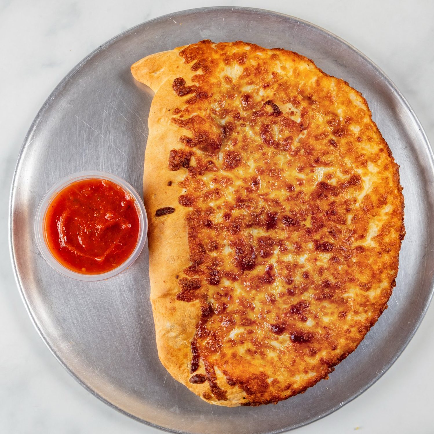 Chicken & Broccoli Calzone.