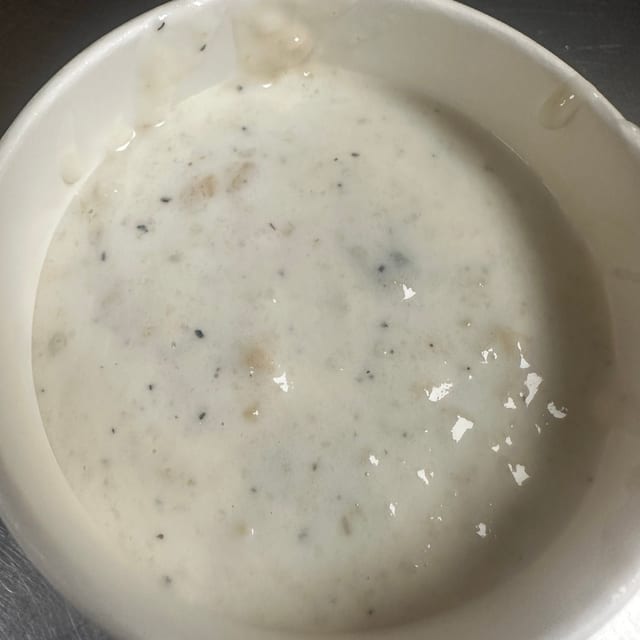 White Clam Chowder Soup.