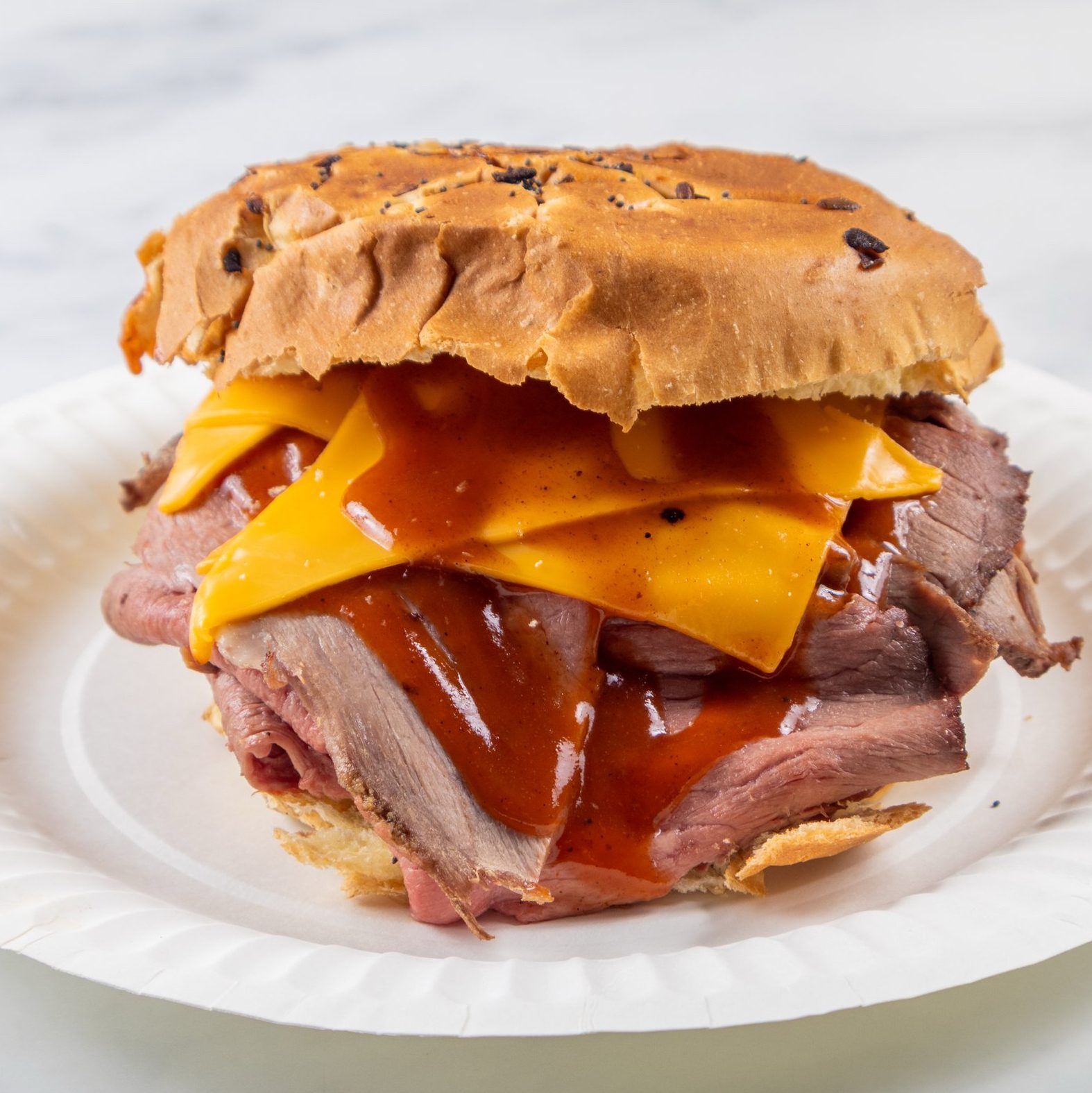 Regular Roast Beef Sandwich.